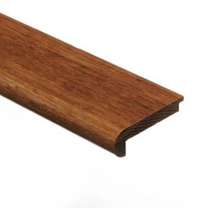 Zamma Strand Woven Bamboo Harvest 3/8 in. Thick x 2-3/4 in. Wide x 94 in. Length Hardwood Stair Nose Molding