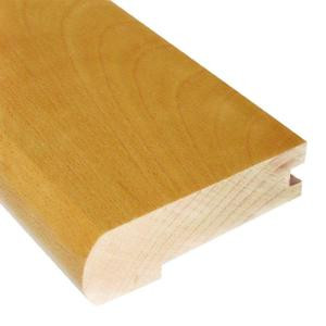 Millstead Maple Latte .81 in. Thick x 3 in. Wide x 78 in. Length Flush-Mount Stair Nose Molding