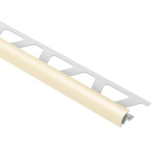 Schluter Rondec 3/8 in. x 8 ft. Sand Pebble PVC Rounded-Edge Protection Trim