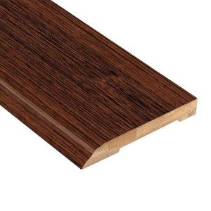 Home Legend Brushed Horizontal Rainforest 1/2 in. Thick x 3-3/4 in. Wide x 94 in. Length Bamboo Wall Base Molding