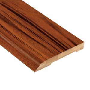 Home Legend Exotic Tigerwood 1/2 in. Thick x 3-1/2 in. Wide x 94 in. Length Bamboo Wall Base Molding