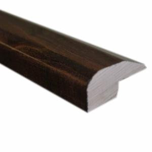 Millstead Dark Exotic 0.88 in. Thick x 2 in. Wide x 78 in. Length Hardwood Carpet Reducer/Baby Threshold Molding