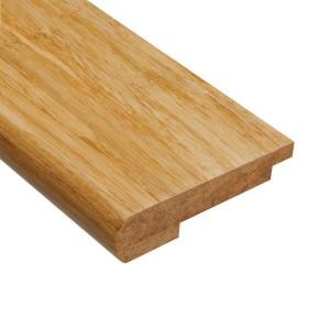 Home Legend Strand Woven Natural 9/16 in. Thick x 3-1/2 in. Wide x 78 in. Length Bamboo Stair Nose Molding