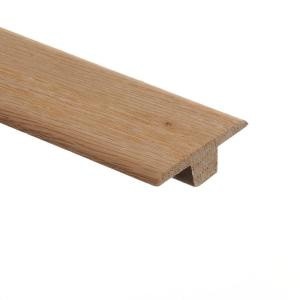 Zamma Unfinished Red Oak 3/8 in. Thick x 1-3/4 in. Wide x 94 in. Length Wood T-Molding