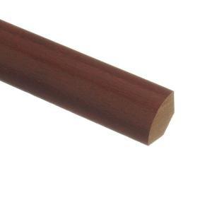 Zamma Santos Mahogany 3/4 in. Thick x 3/4 in. Wide x 94 in. Length Wood Quarter Round Molding