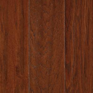 Mohawk Autumn Hickory 3/8 in. x 5.25 in. x Random Length Soft Scraped Engineered UNICLIC Hardwood Flooring (22.5 sq. ft./ case)