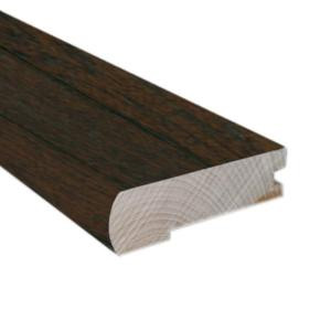 Millstead Hickory Chestnut 0.81 in. Thick x 3 in. Wide x 78 in. Length Flush-Mount Stair Nose Molding