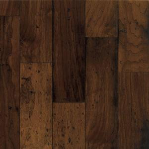 Bruce Cliffton Exotics Walnut Mesa Brown Engineered Hardwood Flooring - 5 in. x 7 in. Take Home Sample