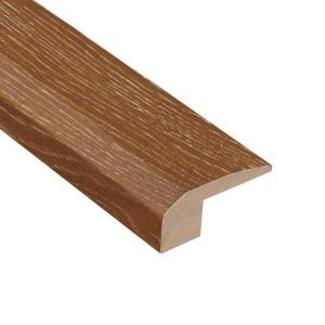 Home Legend Wire Brushed Heritage Oak 3/8 in. Thick x 2-1/8 in. Wide x 78 in. Length Hardwood Carpet Reducer Molding