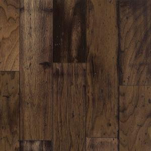 Bruce Cliffton Exotics Mesa Brown Walnut Engineered Hardwood Flooring - 5 in. x 7 in. Take Home Sample