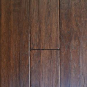 Millstead Handscrape Hickory Cocoa 3/4 in. Thick x 4 in. Width x Random Length Solid Real Wood Flooring 21 sq. ft. / case