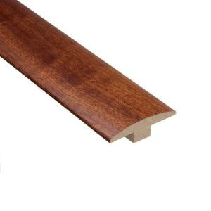 Home Legend Mahogany Natural 3/8 in. Thick x 2 in. Wide x 78 in. Length Hardwood T-Molding