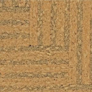 Home Legend Natural Herringbone Cork Flooring - 5 in. x 7 in. Take Home Sample