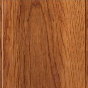 Home Legend High Gloss Oak Gunstock Solid Hardwood Flooring - 5 in. x 7 in. Take Home Sample