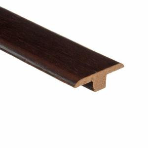 Zamma Strand Woven Bamboo Walnut/Ashton 3/8 in. Thick x 1-3/4 in. Wide x 94 in. Length Wood T-Molding