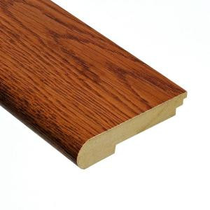 Home Legend Oak Gunstock 1/2 in. Thick x 3-1/2 in. Wide x 78 in. Length Hardwood Stair Nose Molding
