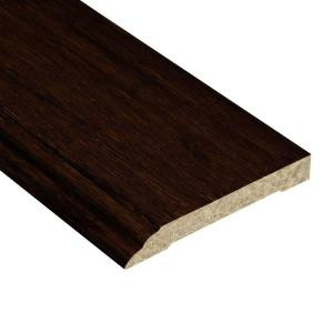 Home Legend Strand Woven Walnut 1/2 in. Thick x 3-1/2 in. Wide x 94 in. Length Bamboo Wall Base Molding