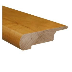 Millstead Maple Natural 0.81 Thick x 3 in. Wide x 78 in. Length Hardwood Lipover Stair Nose Molding