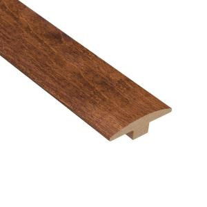 Home Legend Kinsley Hickory 3/8 in. Thick x 2 in. Wide x 78 in. Length Hardwood T-Molding