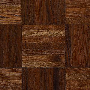 Bruce Natural Oak Parquet Gunstock 5/16 in. x 12 in. x 12 in. Wide Length Hardwood Flooring (25 sq. ft./case)