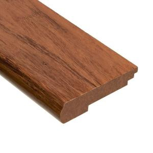 Home Legend Strand Woven Toast 3/8 in. Thick x 3-3/8 in. Wide x 78 in. Length Bamboo Stair Nose Molding
