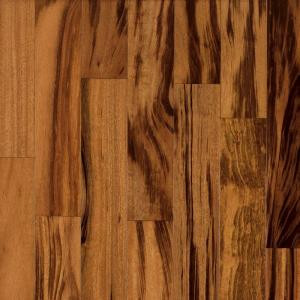 Bruce World Exotics Tigerwood Natural 3/8 in. x 4-3/4 in. x Random Length Engineered Hardwood Flooring (32.55 sq. ft. / case)