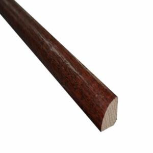 Millstead Hickory Cocoa 3/4 in. Thick x 3/4 in. Wide x 78 in. Length Hardwood Quarter Round Molding
