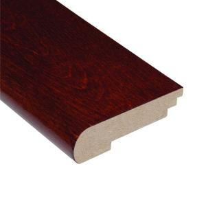 Home Legend High Gloss Birch Cherry 3/4 in. Thick x 3-1/2 in. Wide x 78 in. Length Hardwood Stair Nose Molding