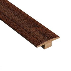 Home Legend Brushed Horizontal Rainforest 3/8 in. Thick x 2 in. Wide x 78 in. Length Bamboo T-Molding