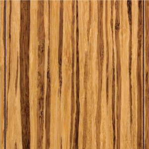 Home Legend Strand Woven Tiger Stripe Bamboo Flooring - 5 in. x 7 in. Take Home Sample