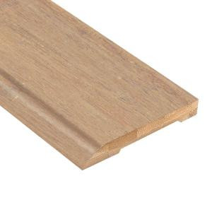 Home Legend Strand Woven Ashford 7/16 in. Thick x 3-1/2 in. Wide x 94 in. Length Bamboo Wall Base Molding