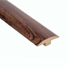 Home Legend Elm Walnut 3/8 in. Thick x 2 in. Wide x 78 in. Length Hardwood T-Molding
