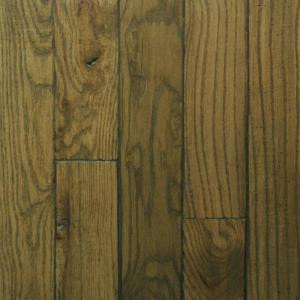 Millstead Handscraped Oak Satchel 3/4 in. Thick x 3-1/4 in. Wide x Random Length Solid Real Hardwood Flooring (20 sq. ft. / case)