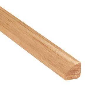 Bruce Rustic Natural Hickory 3/4 in. Thick x 3/4 in. Wide x 78 in. Long Quarter Round Molding