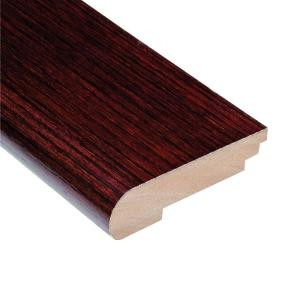 Home Legend High Gloss Teak Cherry 3/4 in. Thick x 3-1/2 in. Wide x 78 in. Length Hardwood Stair Nose Molding