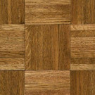 Bruce Natural Oak Parquet Spice Brown 5/16 in. Thick x 12 in. Wide x 12 in. Length Hardwood Flooring (25 sq. ft. /case)
