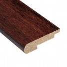 Home Legend Strand Woven Cherry Sangria 1/2 in. Thick x 3-3/8 in. Wide x 78 in. Length Bamboo Stair Nose Molding