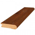 Mohawk Hickory Teak 3/4 in. Thick x 3 in. Wide x 84 in. Length Hardwood Stair Nose Molding