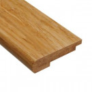 Home Legend Strand Woven Wheat 9/16 in. Thick x 3-1/2 in. Wide x 78 in. Length Bamboo Stair Nose Molding
