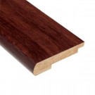 Home Legend Strand Woven Cherry 9/16 in. Thick x 3-1/2 in. Wide x 78 in. Length Bamboo Stair Nose Molding