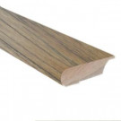 Millstead Hickory Artisan Sepia 3 in. Wide x 78 in. Length Lipover Stair Nose Molding (Use with 3/8 in. Thick Click Floors)