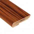 Home Legend Exotic Tigerwood 5/8 in. Thick x 3-3/8 in. Wide x 78 in. Length Bamboo Stair Nose Molding