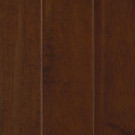 Mohawk Cognac Maple 3/8 in. x 5.25 in. x Random Length Soft Scraped Engineered UNICLIC Hardwood Flooring (22.5 sq. ft. / case)