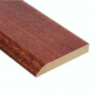 Home Legend High Gloss Santos Mahogany 1/2 in. Thick x 3 1/2 in. Width x 94 in. Length Hardwood Wall Base Molding