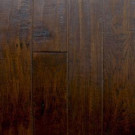 Millstead Hand Scraped Hickory Chestnut Solid Hardwood Flooring - 5 in. x 7 in. Take Home Sample